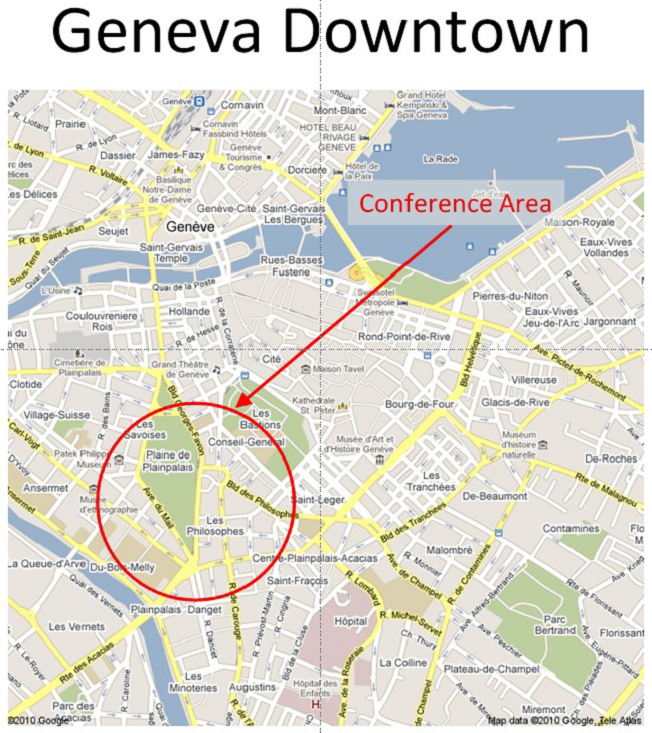 Geneva Down Town Map